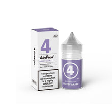 Purple 30ml Refillable Vape Juice Bottle-Freeze Grape Flavoured E-Liquid by AirPops sold by Hey Bud online