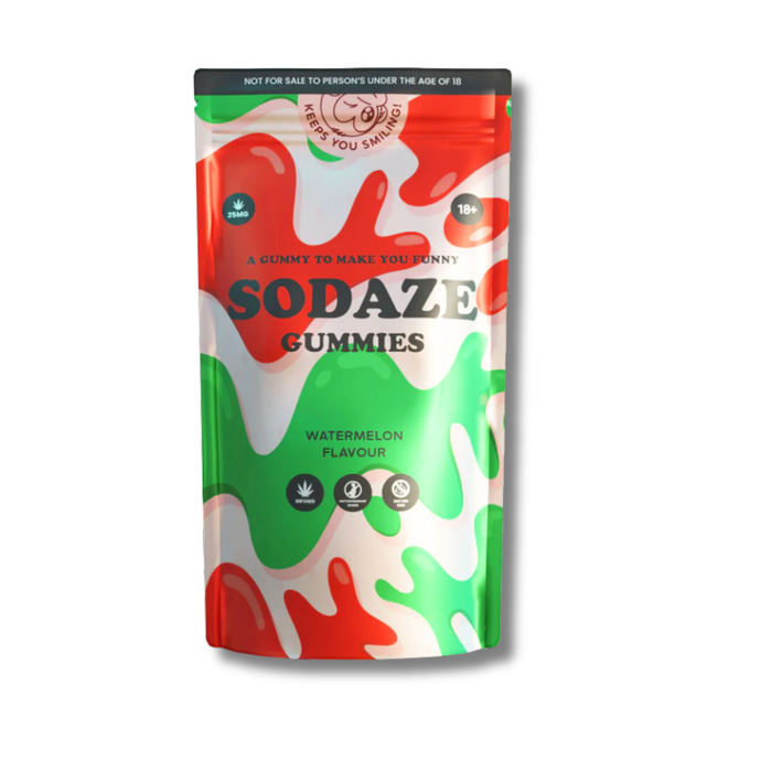 Sodaze Watermelon Gummies - 200mg