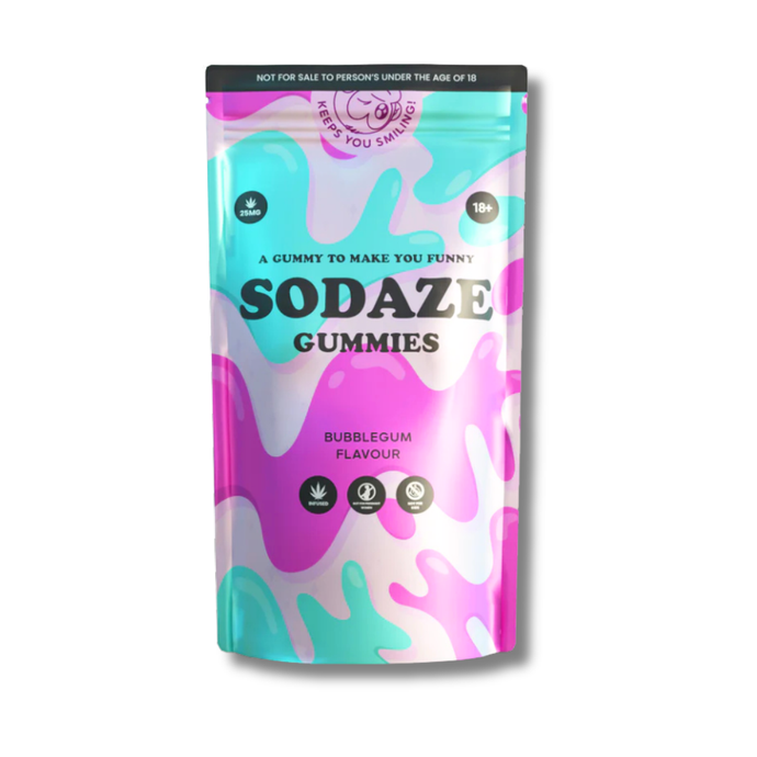 Sodaze Bubblegummies- 100mg
