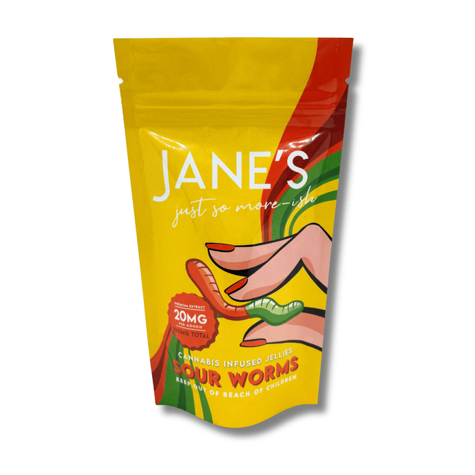 Jane's Sour Worms | 100mg 🆕