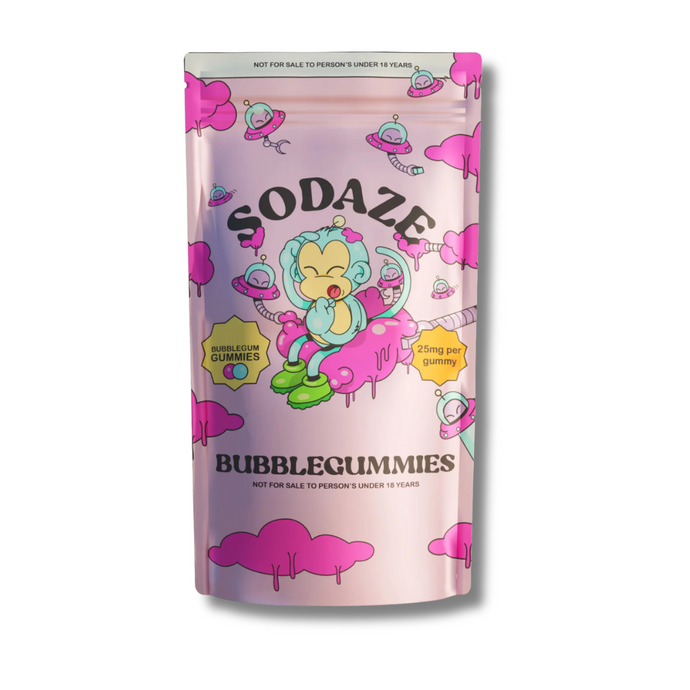 Sodaze Bubblegummies- 100mg
