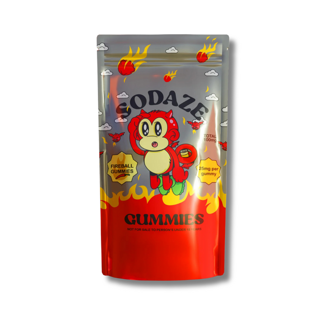 Sodaze Fireball Gummies- 100mg