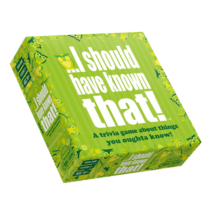 I Should've Known That Card Game