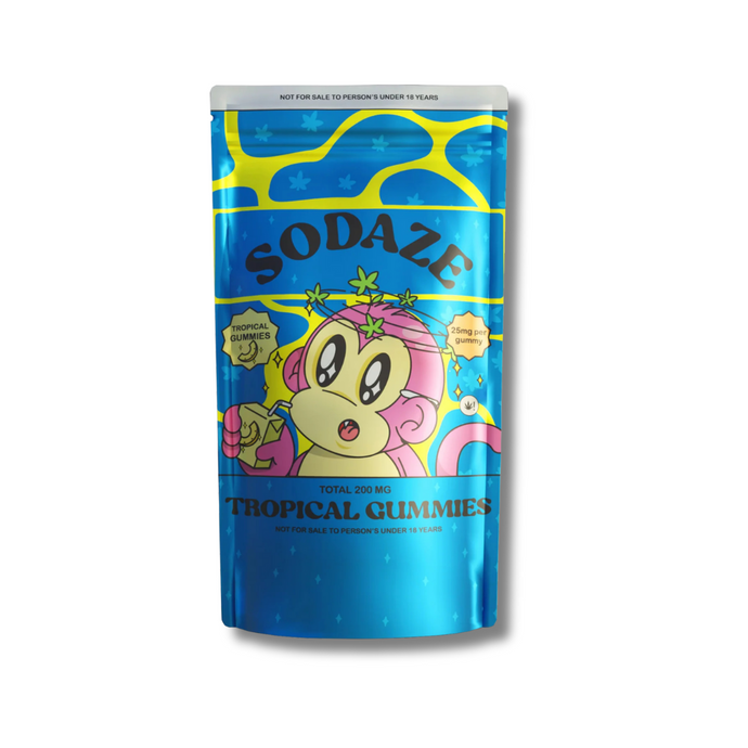 Sodaze Tropical Gummies- 200mg