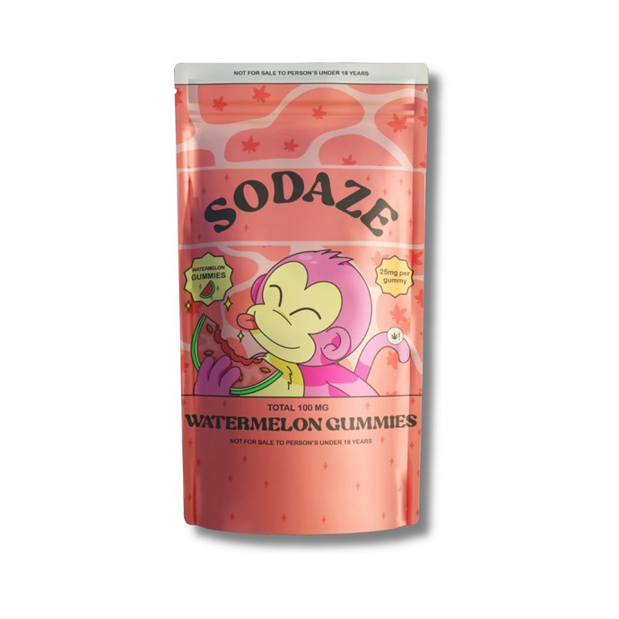 Sodaze Watermelon Gummies 200mg 🆕