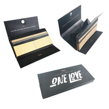 Premium packaged One Love Rolling Paper with Filter Tips- Perfect for smokers that love to roll their own smoke.